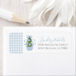 Preppy Southern Christmas Tree Address Labels<br><div class="desc">Preppy Southern Christmas Tree Return Address Labels

Can be used for any type of Event!</div>