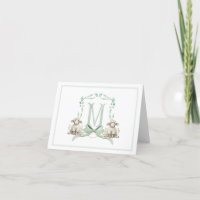 Preppy Southern Green Lamb Thank You Card