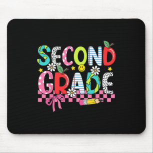 Preppy Supplies Second Grade Happy Last Day Of Sch Mouse Pad