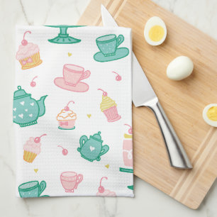 Preppy Tea Set and Cake Towel