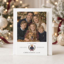 Preppy Teddy Bear Personalised Family Photo