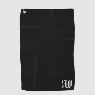 Preppy Triple Monogram Golf Towel