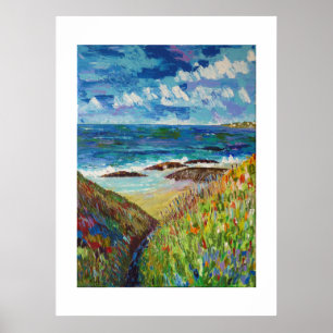 Près de l'océan en bretagne poster