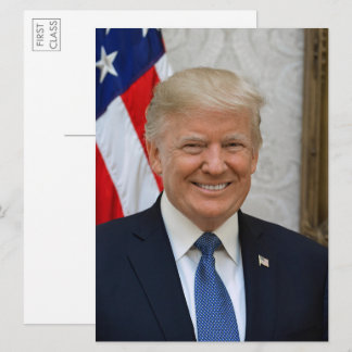 Pres. Donald Trump 2017 Portrait Large Postcard