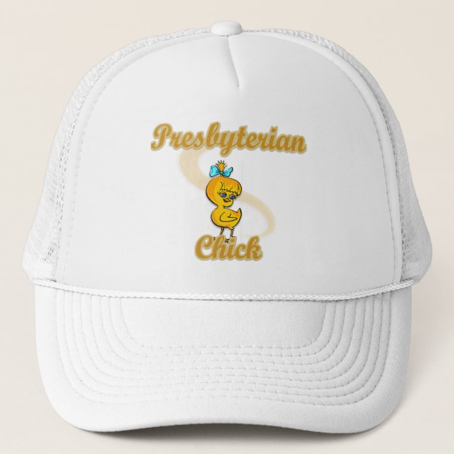 Presbyterian Chick Trucker Hat (Front)
