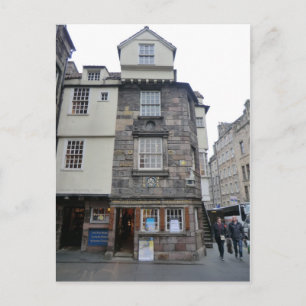 Presbyterian Leader John Knox's House in Edinburgh Postcard