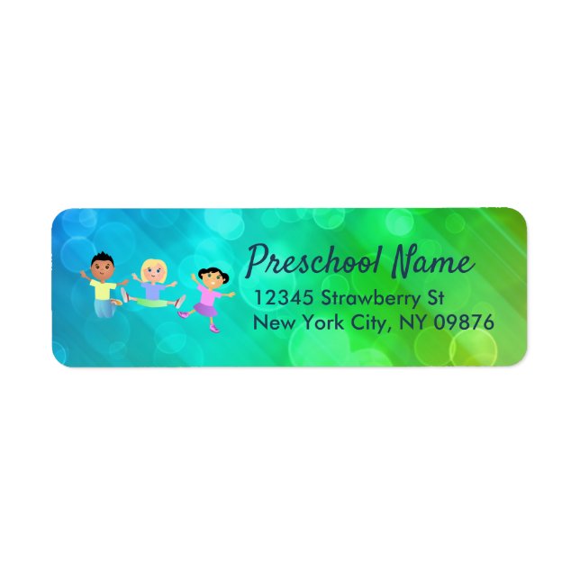 Preschool Address Labels (Front)