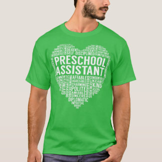 Preschool Assistant Heart T-Shirt