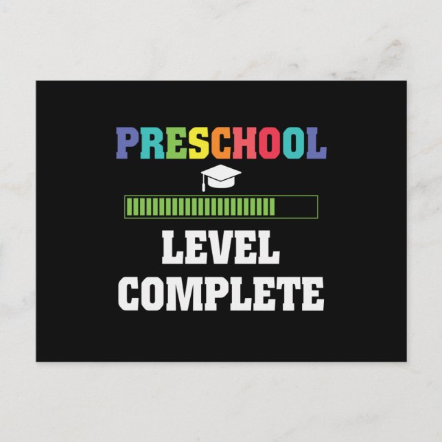 Preschool Complete Back to School Video Gamer Gift Postcard (Front)