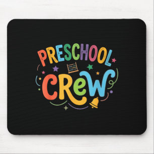 Preschool crew back to school preschool squad mouse pad
