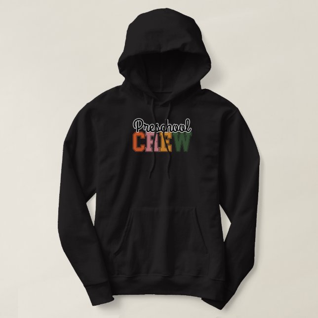 Preschool Crew Cute Hoodie (Design Front)
