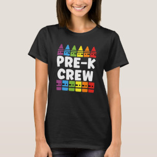 Preschool Crew Pre-K Tribe Back To School Teacher T-Shirt