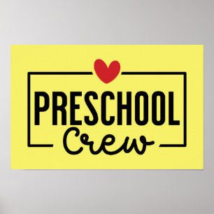 Preschool Crew Preschool Squad Poster