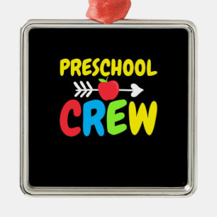 Preschool Crew Teacher Metal Tree Decoration