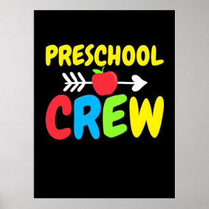 Preschool Crew Teacher Poster