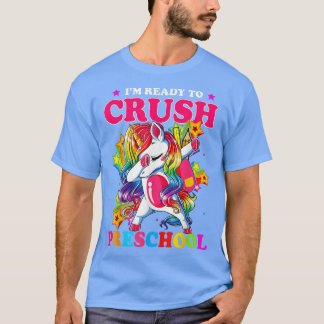 Preschool Dabbing Unicorn Back to School T-Shirt