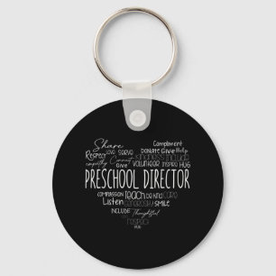 Preschool Director Back To School Daycare Apprecia Key Ring