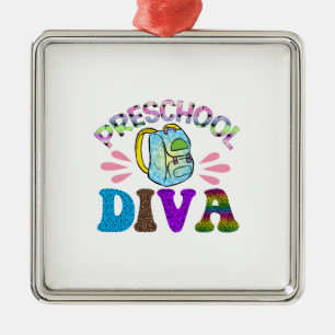 Preschool Diva Metal Tree Decoration
