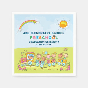 Preschool Elementary School Graduation Ceremony Napkin