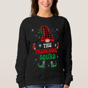 Preschool ELF Squad Christmas ELF Teacher Kids Gr Sweatshirt