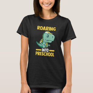 Preschool Graduate 1st Grade Dinosaur Graduation T-Shirt