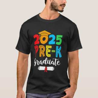 Preschool Graduation 2025 Kids Boys Girls Pre-k Gr T-Shirt