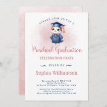 Preschool Graduation Cat for Girl