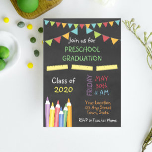 Preschool Graduation Invitation