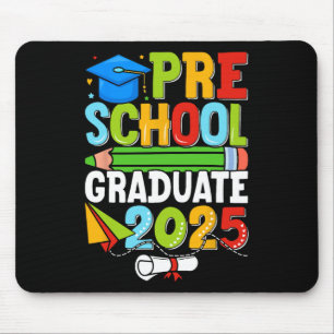 Preschool Graduation Shirt 2025 Kids Boys Pre-k Gr Mouse Pad