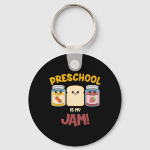 Preschool Is Jam Cute Peanut Butter Jelly Teacher Key Ring