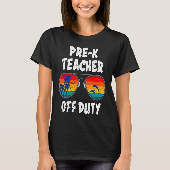 Preschool kindergarten educator off duty teacher   T-Shirt (Front)