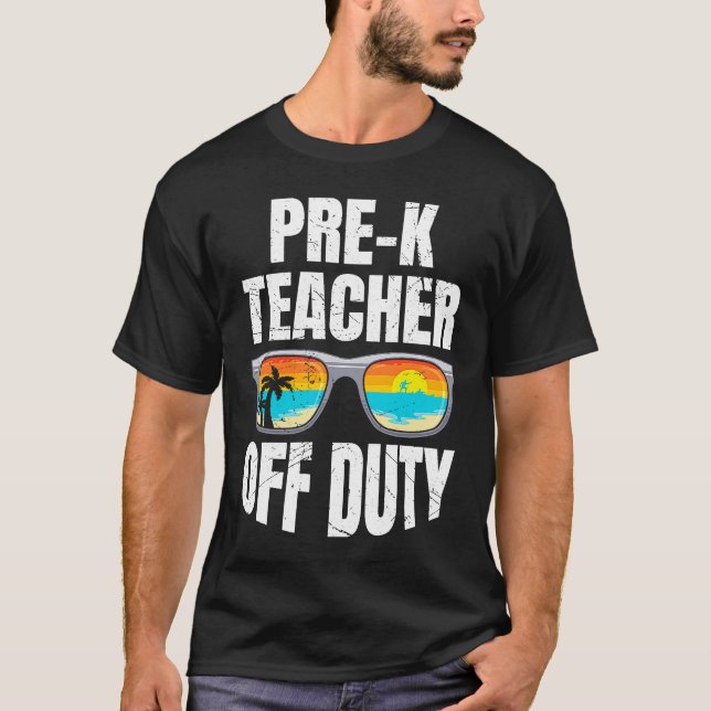 Preschool kindergarten educator off duty teacher   T-Shirt (Front)
