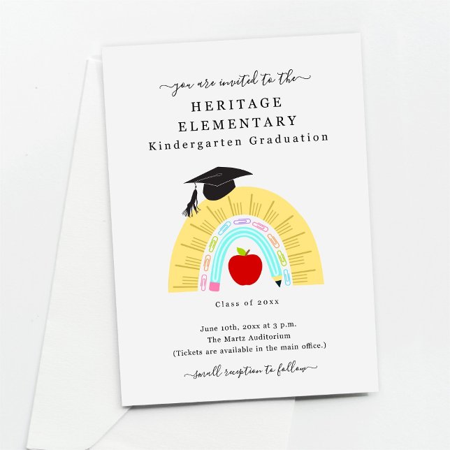 Preschool / Kindergarten Graduation Invitation (Creator Uploaded)