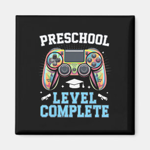 Preschool Level Complete Last Day Of School Gamer Magnet