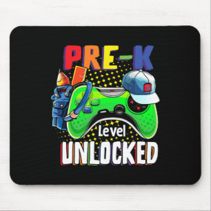 Preschool Level Unlocked Byck To School Video Game Mouse Pad