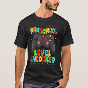 Preschool Level Unlocked Gamer Video Game Controll T-Shirt