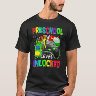 Preschool Level Unlocked Video Game Back To School T-Shirt