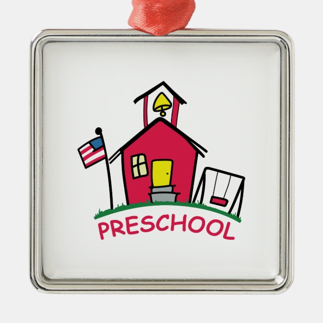 PRESCHOOL METAL TREE DECORATION (Front)