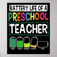 Preschool Nursery Teacher Battery Life Pre-K