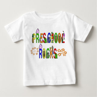Preschool Rocks - Stars Baby T-Shirt