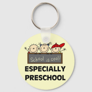 Preschool School is Cool Tshirts and Gifts Key Ring