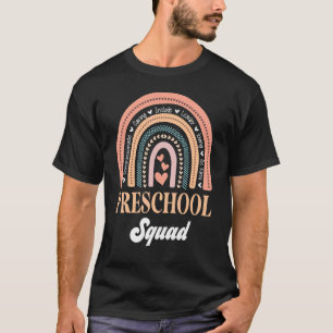 Preschool Squad Teacher Back To School Daycare App T-Shirt