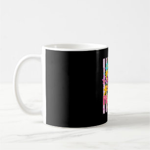 Preschool squad teacher floral back to school coffee mug