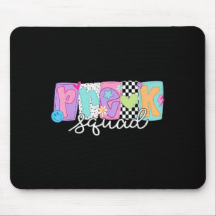 Preschool Squad Team Pre-k Crew Back To School Tea Mouse Pad