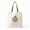 Preschool Teacher Bag - Grey Gingham Apple
