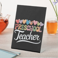 Preschool Teacher First Day Groovy Back To School