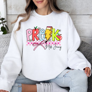 Preschool Teacher Fun and Colorful Cozy Sweatshirt