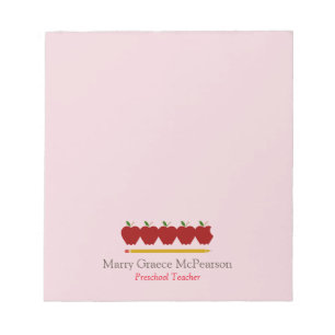 Preschool Teacher Professional Notepad