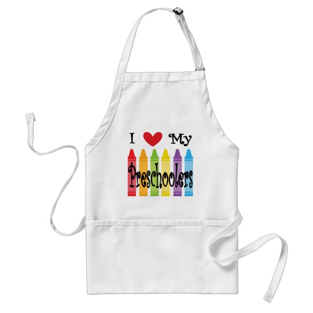 preschool teacher standard apron (Front)