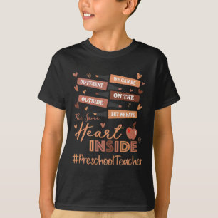 Preschool Teacher We Can Be Different Black Histor T-Shirt